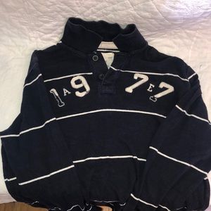 Vintage American Eagle Collared Henley